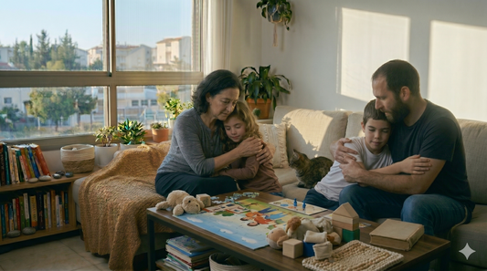 לבנות חוסן משפחתי:מדריך מעשי לחזרה לשגרה בטוחה ומחברת אחרי תקופת מלחמה
