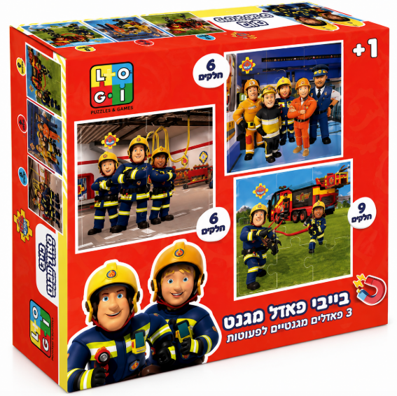 בייבי פאזל מגנט: יוצאים להרפתקה עם סמי הכבאי